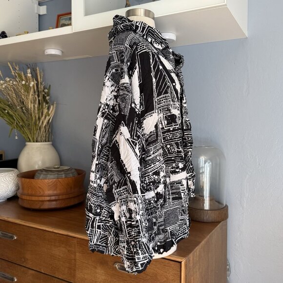 COMFY USA Crinkle Layering Jacket 2X Lightweight Lagenlook Artsy - Picture 5 of 6